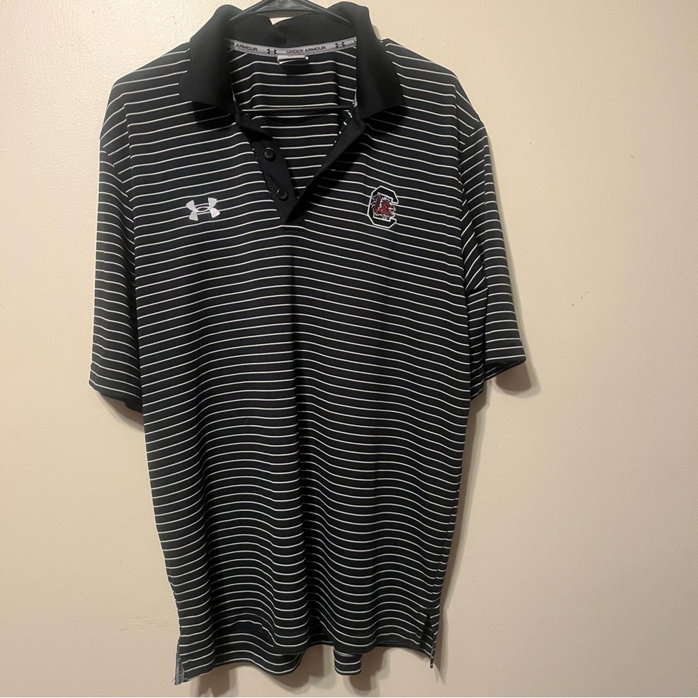 South Carolina Gamecocks UnderArmor size large Polo
